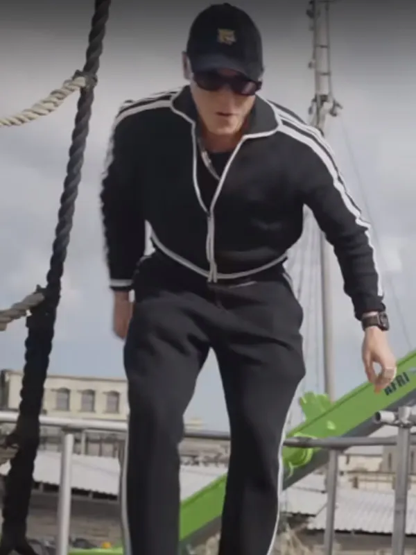 Sanji One Piece S02 Black and White Track Jacket