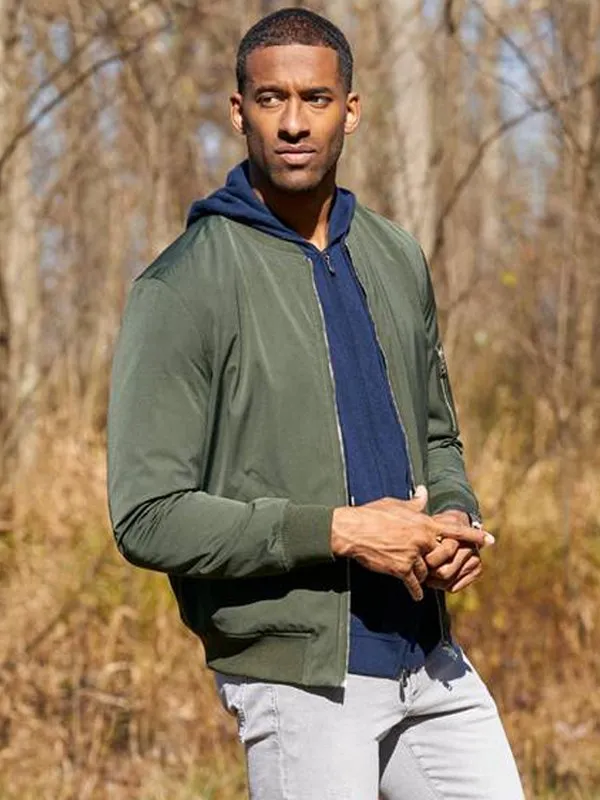 Matt James The Bachelor Green Bomber Jacket
