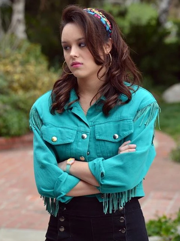 Erica Goldberg The Goldbergs Blue Fringe Jacket - Image 2