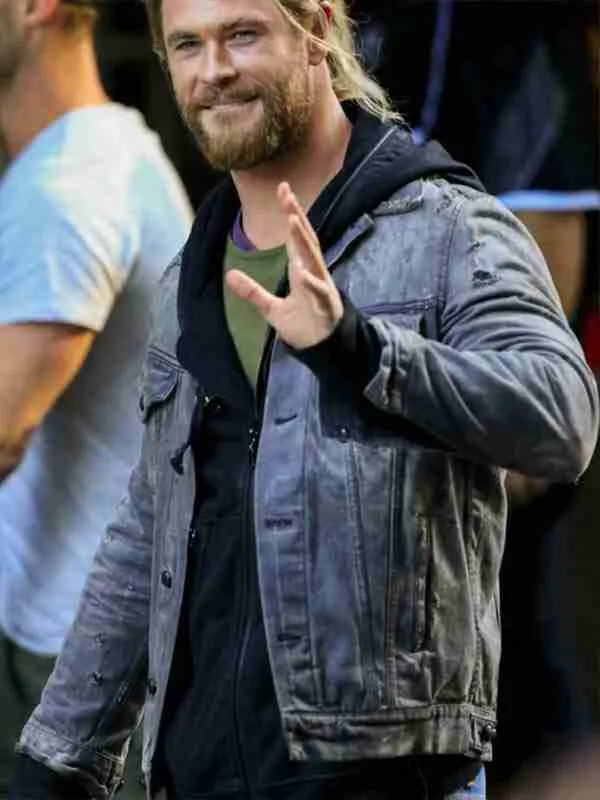 Thor Ragnarok Chris Hemsworth Denim Jacket