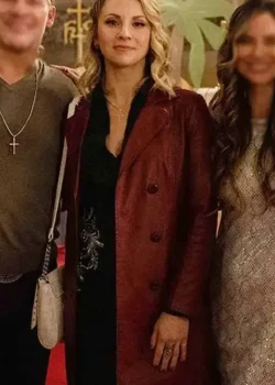 Country Hearts Christmas Lanie McAuley Maroon Coat