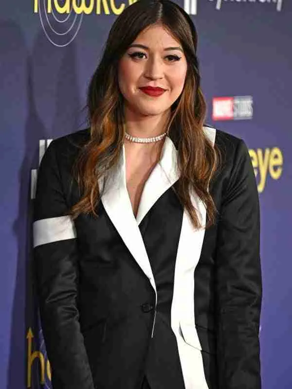 Tv-Series-Hawkeye-S01-Premiere-Events-Alaqua-Cox-Black-Blazer