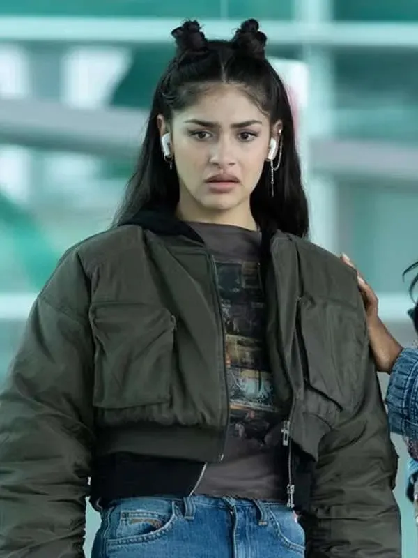 Imogen Sandhu Curfew 2024 Cropped Bomber Jacket