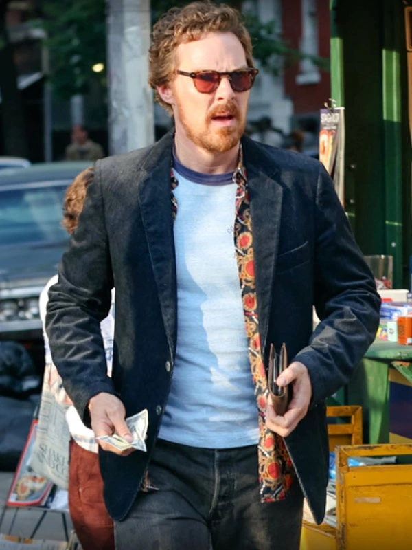 Benedict Cumberbatch Eric Blue Cotton Blazer - Image 2