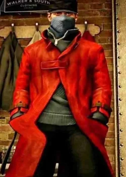 Aiden Pearce Watch Dogs Red Trench Coat