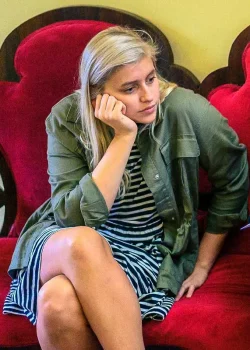 Andrea von Kampen A Chance Encounter Movie Green Cotton Jacket