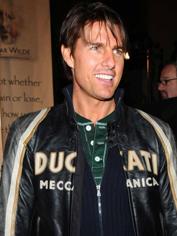 Actor-Tom-Cruise-Ducati-Meccanica-Black-Leather-Jacket