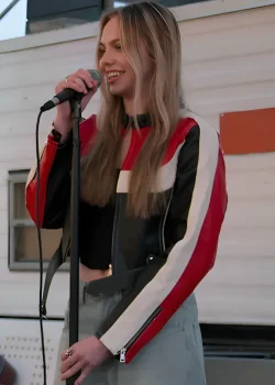 Adela Pop Star Academy KATSEYE S01 Leather Jacket