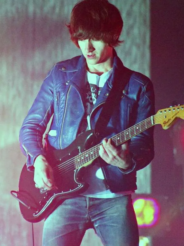 Alex Turner Blue Leather Jacket