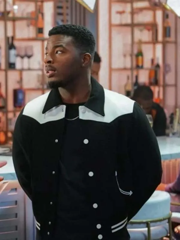 Daniel Ezra All American S06 Black and White Jacket