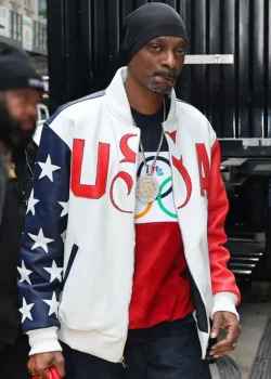 Snoop Dogg Olympic USA 2024 Bomber Jacket