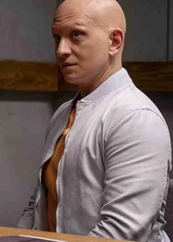 Barry S03 Anthony Carrigan White Bomber Jacket