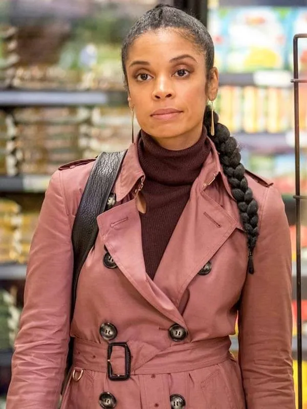 Beth Pearson This is us Pink Trench Coat