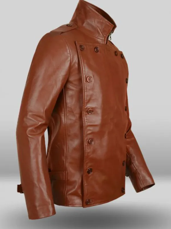Bill Clifford The Rocketeer Leather Jacket - Image 2