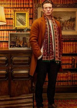 Chris Evans Knives Out Ransom Drysdale Coat