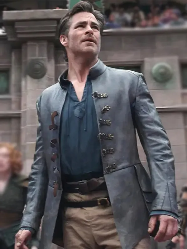 Chris Pine Dungeons & Dragons Honor Among Thieves Leather Jacket