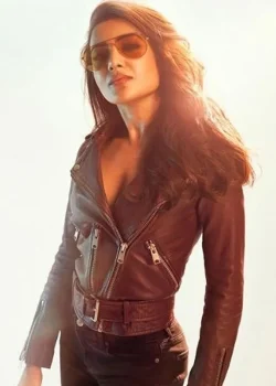 Citadel S01 Samantha Ruth Prabhu Leather Jacket