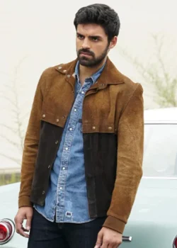 Eclipse The Gifted Brown Suede Fabric Jacket