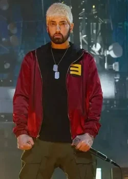 Eminem Houdini 2024 Red Hooded Jacket