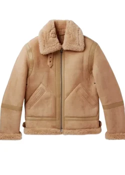 Flight B 3 Sheepskin Leather Bomber Jacket