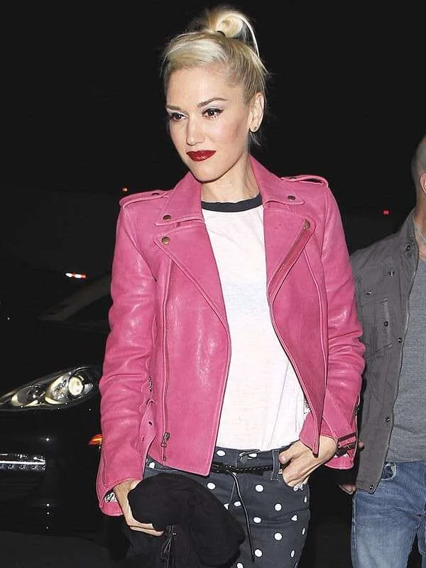 Gwen Stefani Pink Jacket