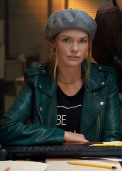 Tipline Mysteries Dial 1 for Murder 2024 Holland Roden Leather Jacket