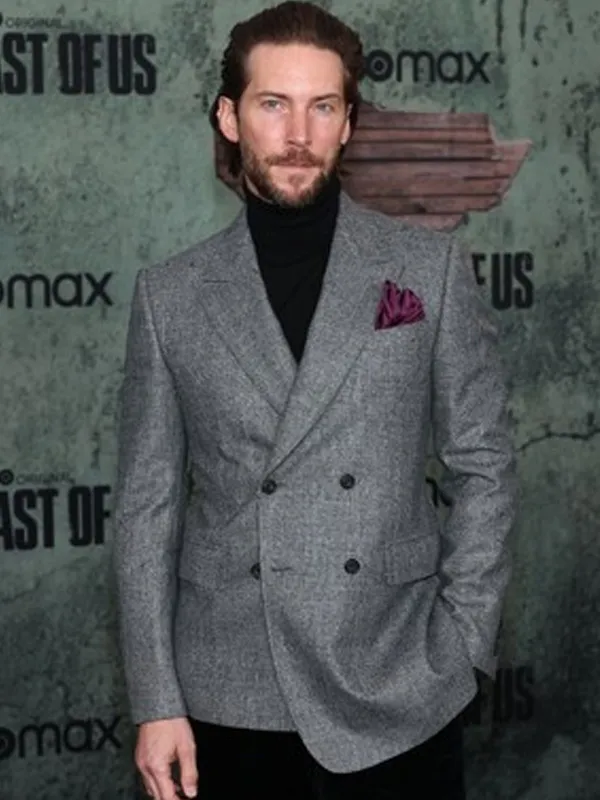 Troy Baker The Last Of Us Grey Blazer