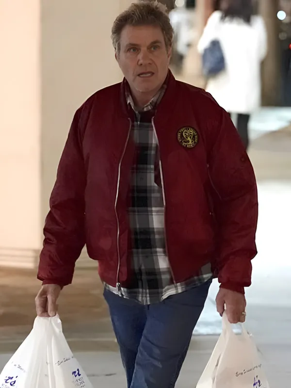 John Kreese Cobra Kai Red Bomber Jacket