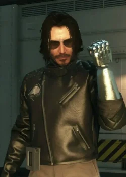Video Game Cyberpunk 2077 Johnny Silverhand Leather Jacket