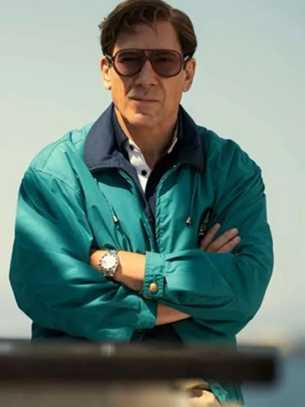 Jose Menendez Monsters Tv Series Blue Jacket