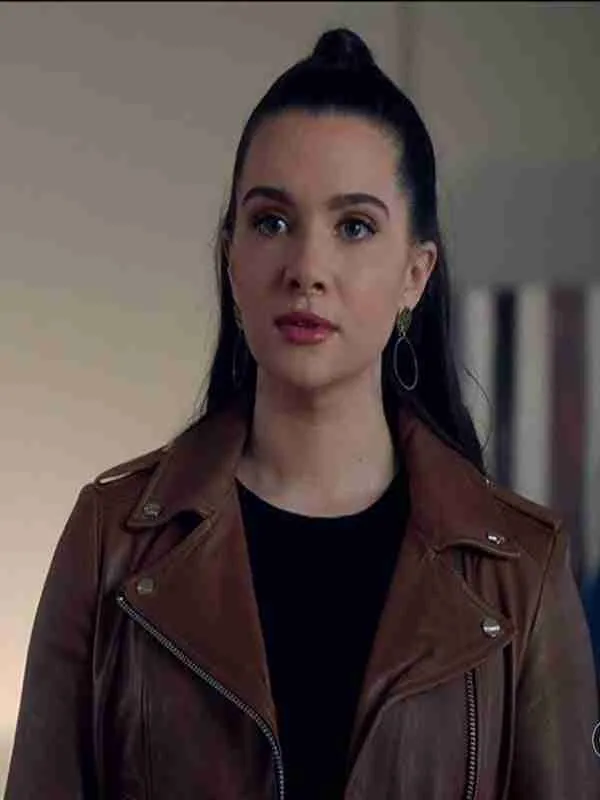 Katie Stevens The Bold Type Leather Jacket