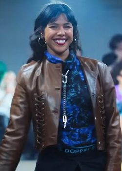 La Maison Paloma Castel Brown Leather Jacket