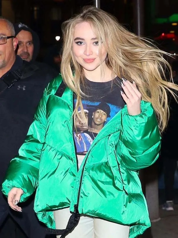 NYC Street Style Sabrina Carpenter Jacket