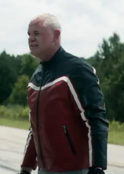 One Fast Move 2024 Eric Dane Racer Leather Jacket