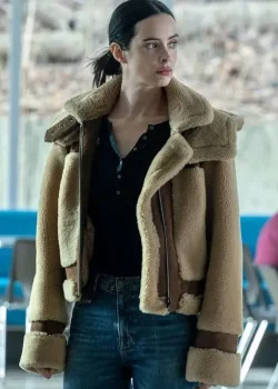 Orphan Black Echoes Lucy Brown Shearling Jacket