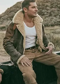 The Iron Claw Zac Efron Leather Jacket