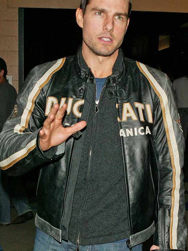 Tom Cruise Ducati Meccanica Black Jacket