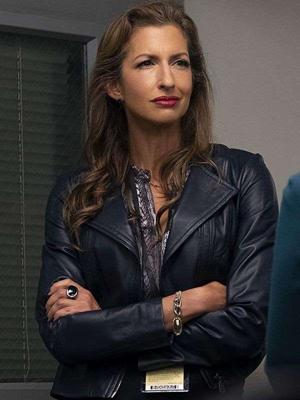 Orange Is New Black Alysia Reiner Leather Jacket