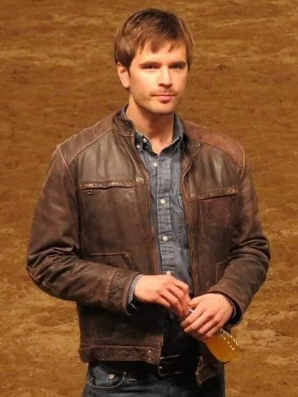 Graham Wardle Heartland Ty Borden Brown Leather Jacket
