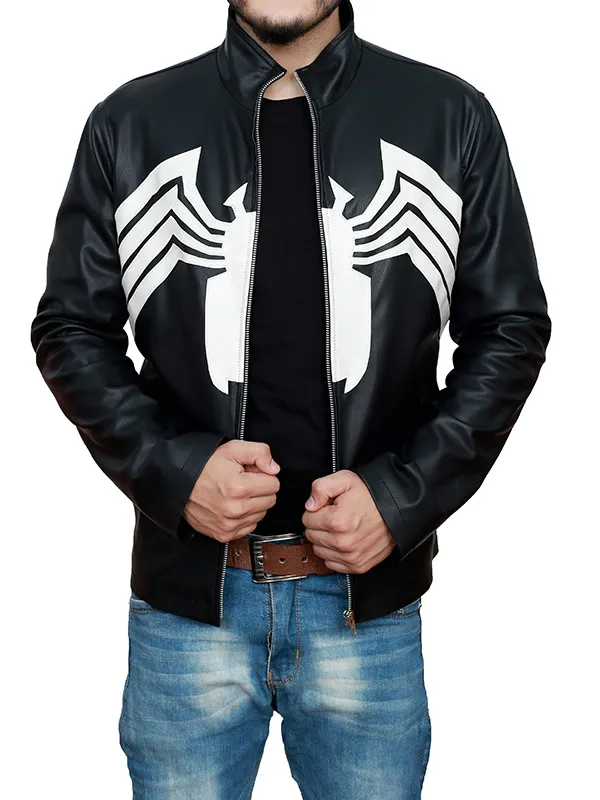 Tom Hardy Venom 2021 Black Leather Jacket