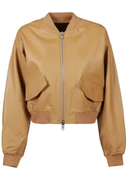 Women’s Brown Bomber Jacket