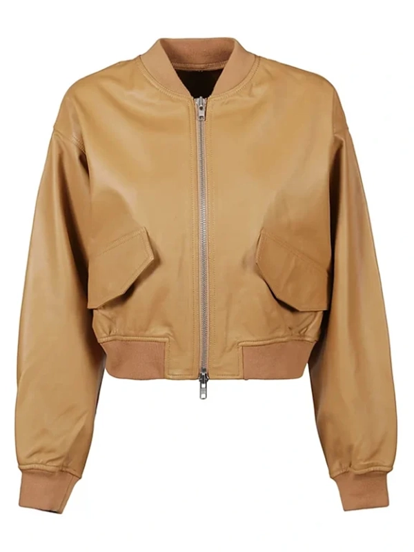 Women’s Brown Bomber Jacket