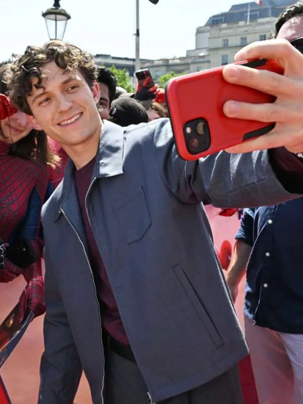 Spider-Man Brand New Day Tom Holland Grey Jacket