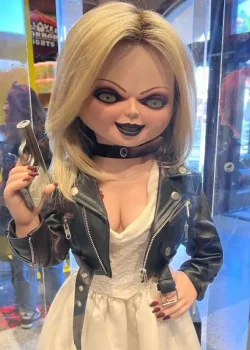 Evil Bride Halloween Costume Leather Jacket