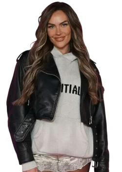 Finding Emily 2026 Amy Kenyon Black Leather Jacket
