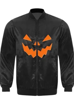 Halloween Scary Pumpkin Bomber Jacket