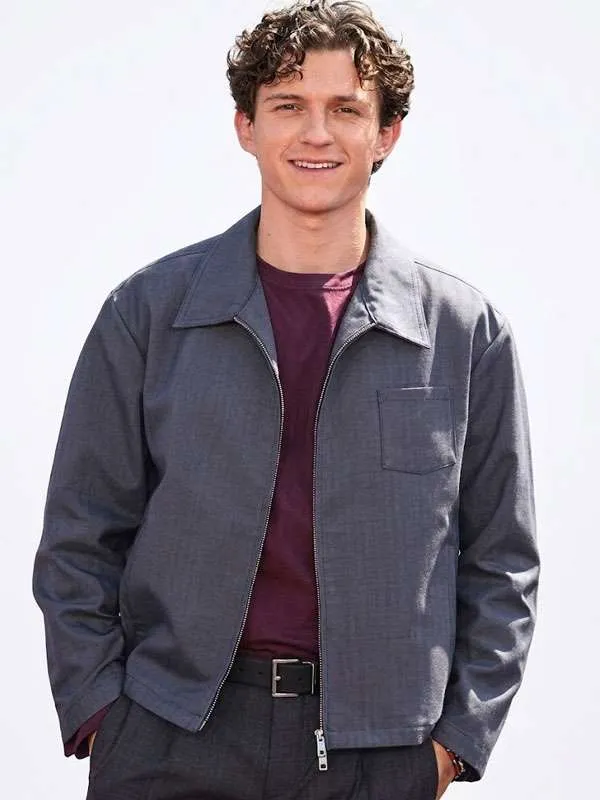 Tom Holland Grey Jacket