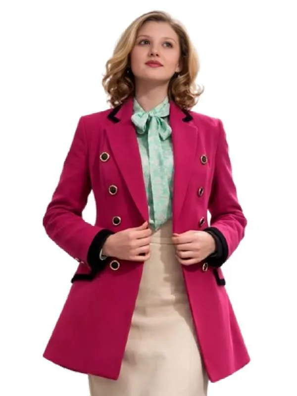 Mia McKenna-Bruce TV Series The Lady S01 Jane Andrews Pink Blazer
