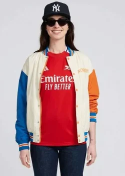 Anne Hathaway Knicks Varsity Jacket