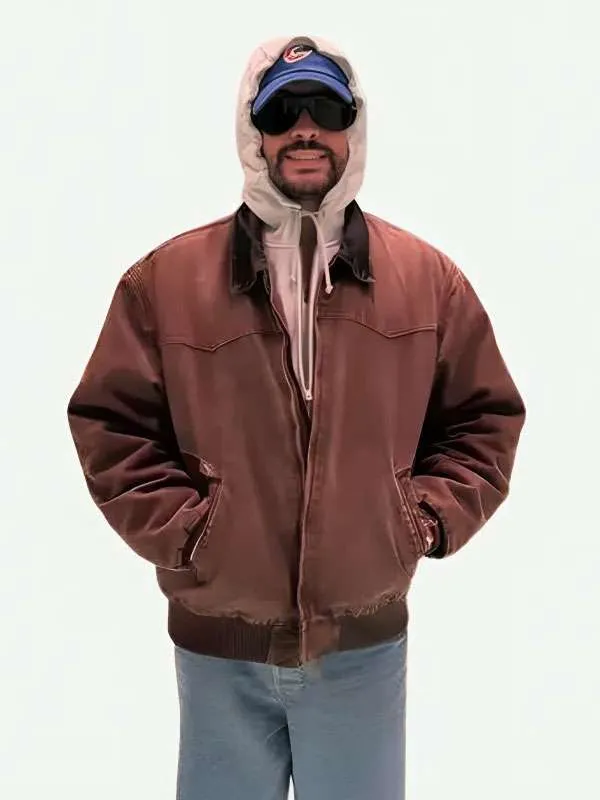 Benito Antonio x Zara 2026 Bad Bunny Brown Cotton Jacket